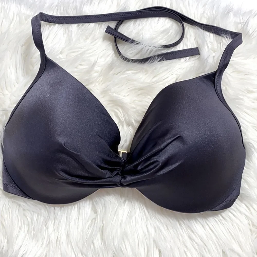 💥NWOT Shade & Shore Dream Halter Bikini Top Sz 38DD